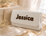 Custom Name Beaded Clutch